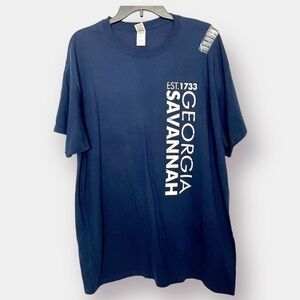 NEW Savannah Georgia Navy Blue Shirt Size XL Men's
